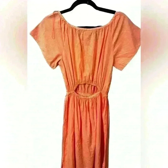 NWT Universal Thread Cut Out Back Midi Dress in Pink Parasol - Picture 7 of 8